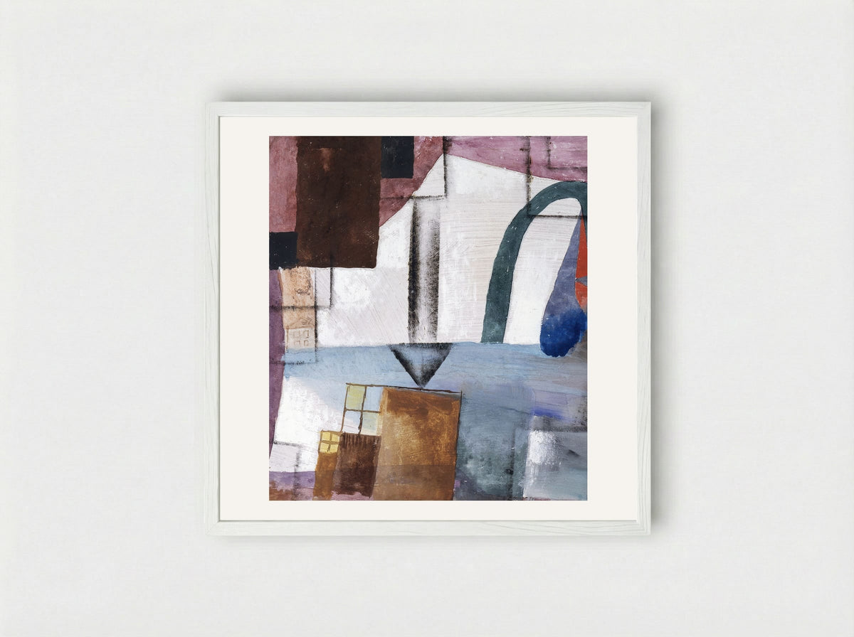 White Easter II - Paul Klee - Framed Print White