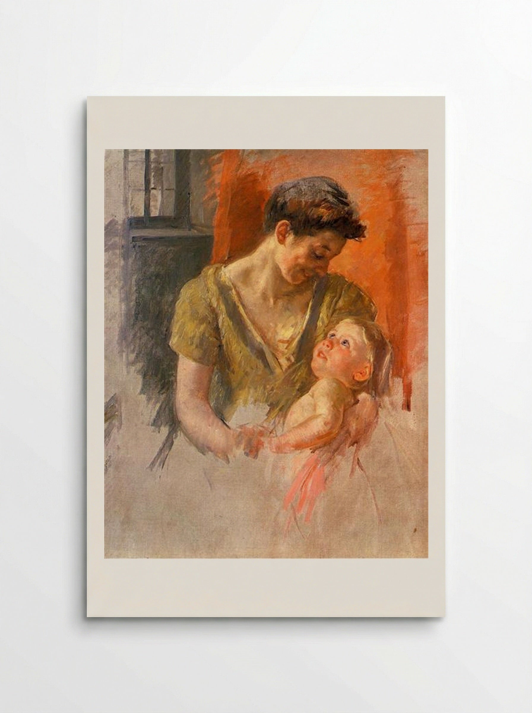 Mother and Child Smiling at Each Other - Mary Cassatt - Poster