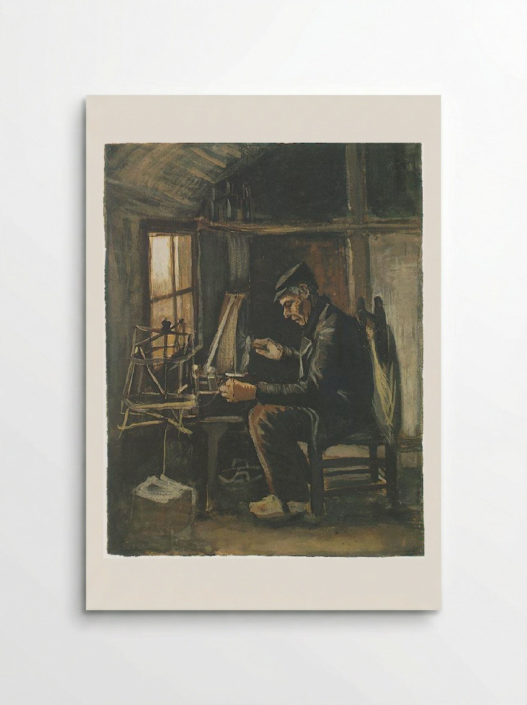 Man Winding Yarn - Vincent van Gogh - Poster