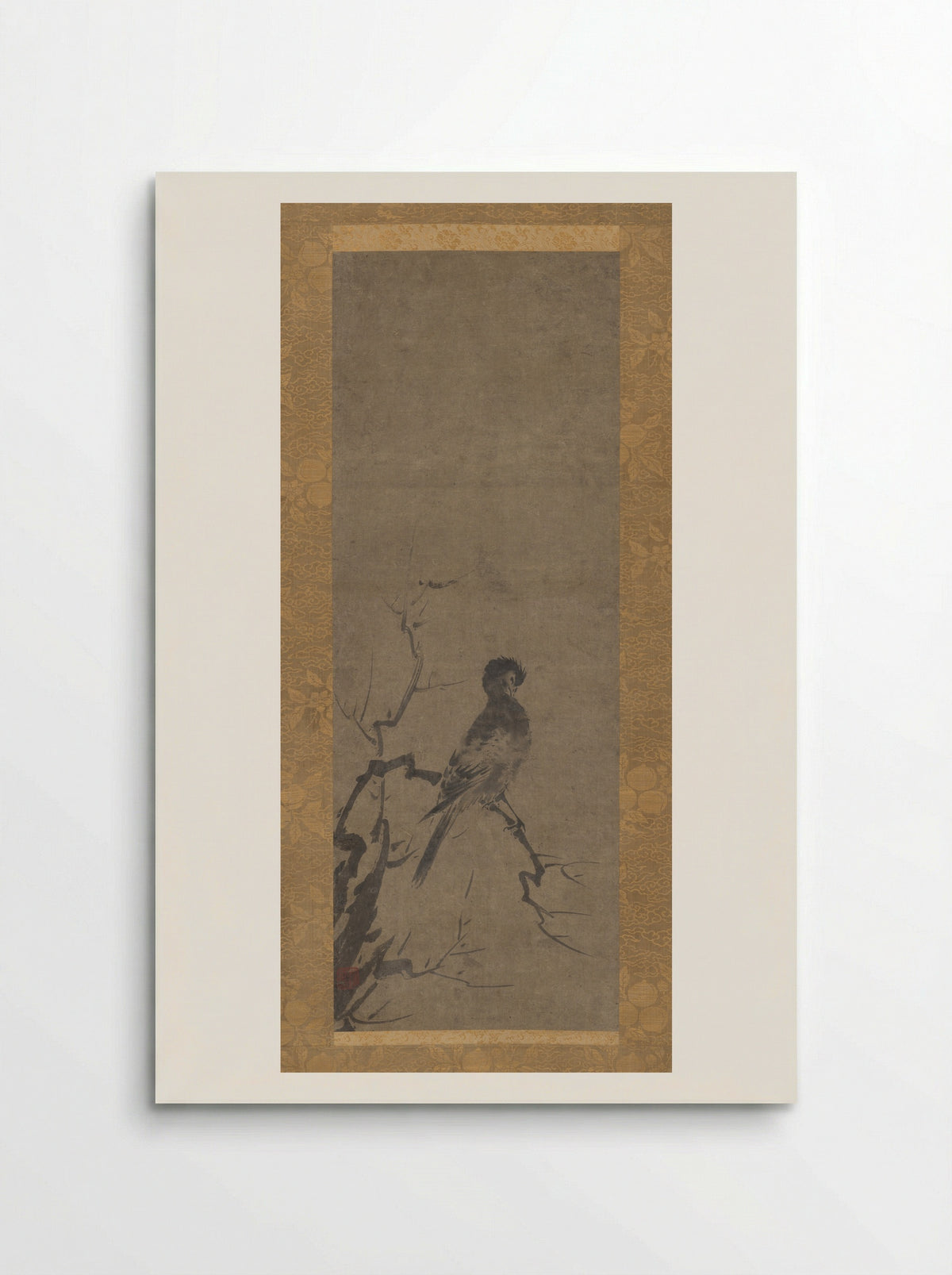 Bird on a Branch - Kenkō Shōkei - Poster