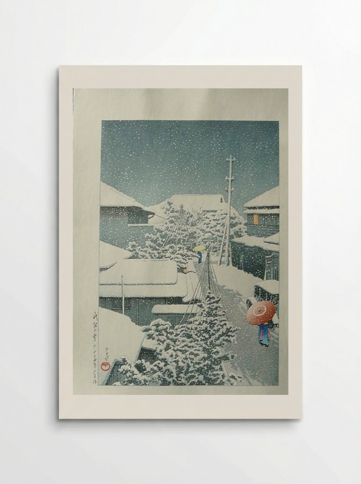 Snow at Shirochi - Hasui Kawase - Poster