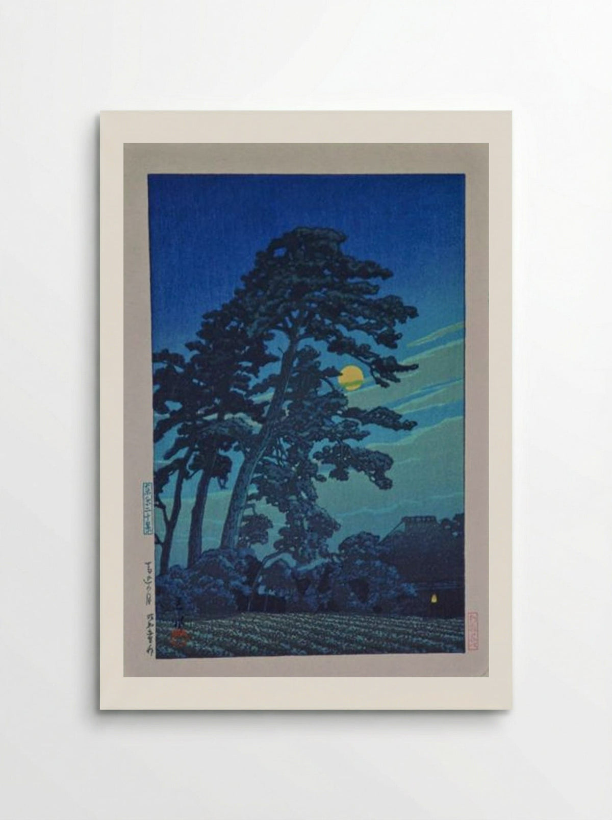 Full Moon at Magome - Hasui Kawase - Poster