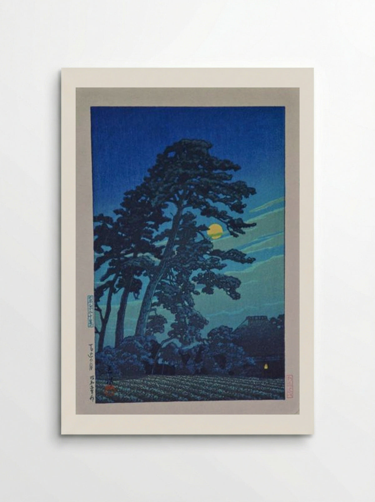 Full Moon at Magome - Hasui Kawase - Poster