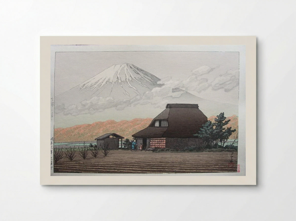 Mount Fuji from Narusawa in Autumn - Hasui Kawase - Poster