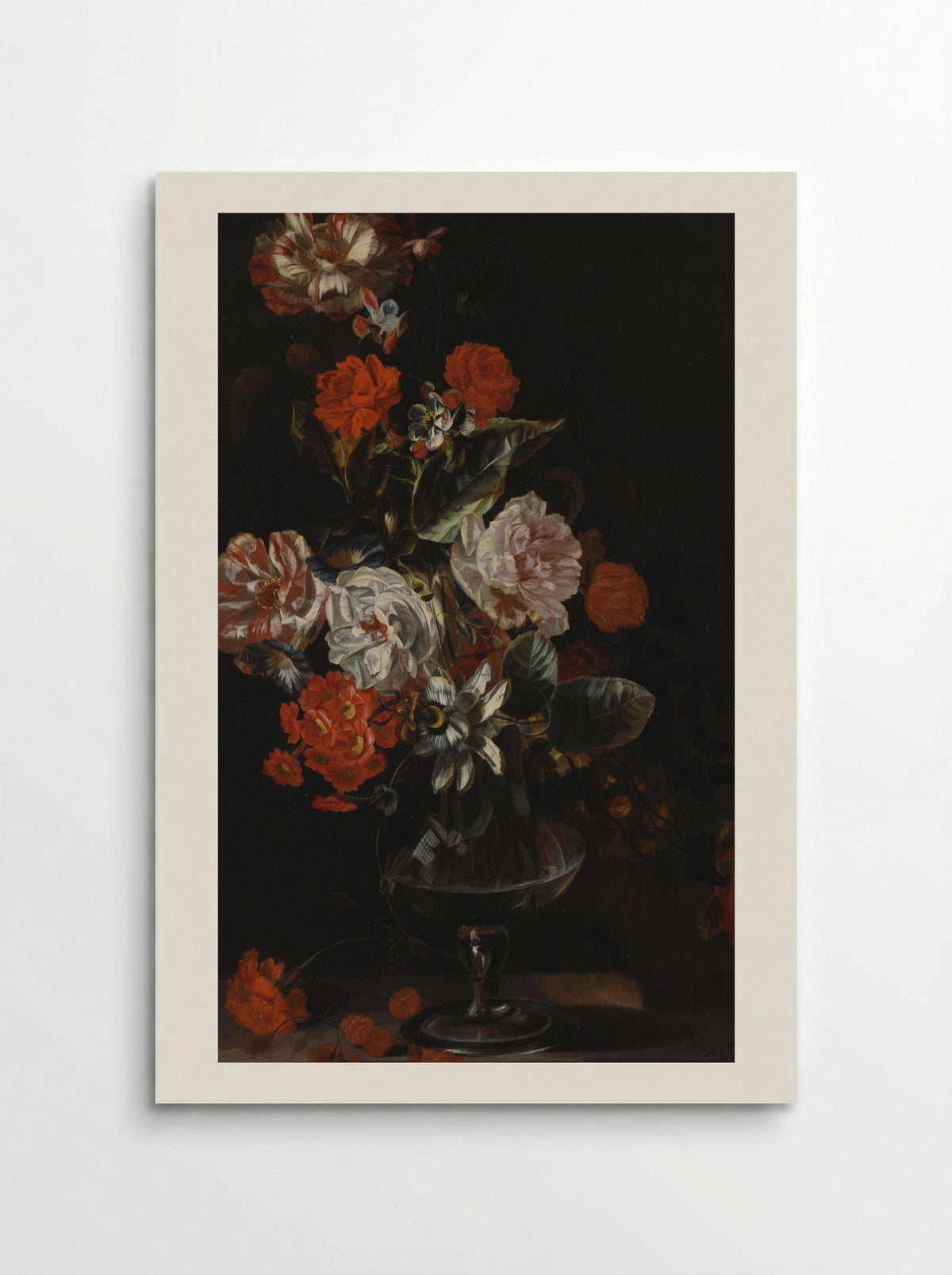 Stilleven met bloemen - Jacob Campo Weyerman - Poster