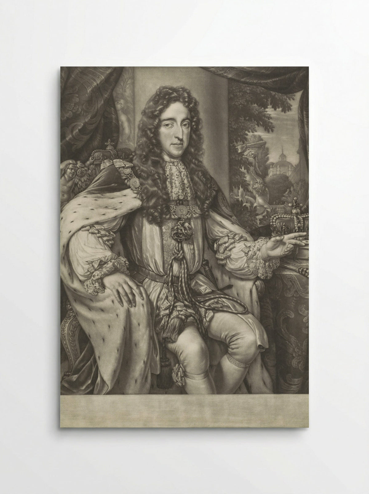 Portrait of Willem III, Prince of Orange - Jan Verkolje - Poster