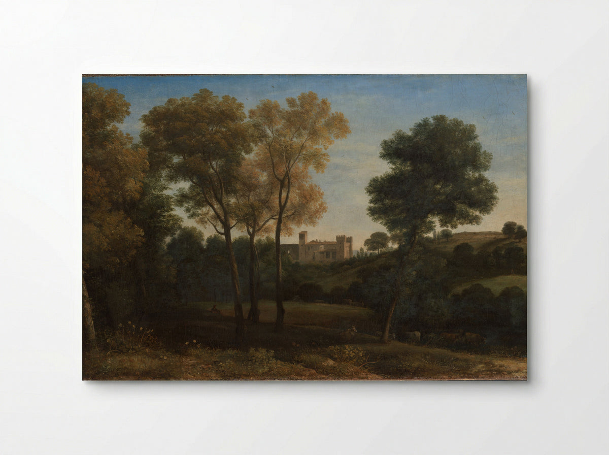 View of La Crescenza - Claude Lorrain - Poster