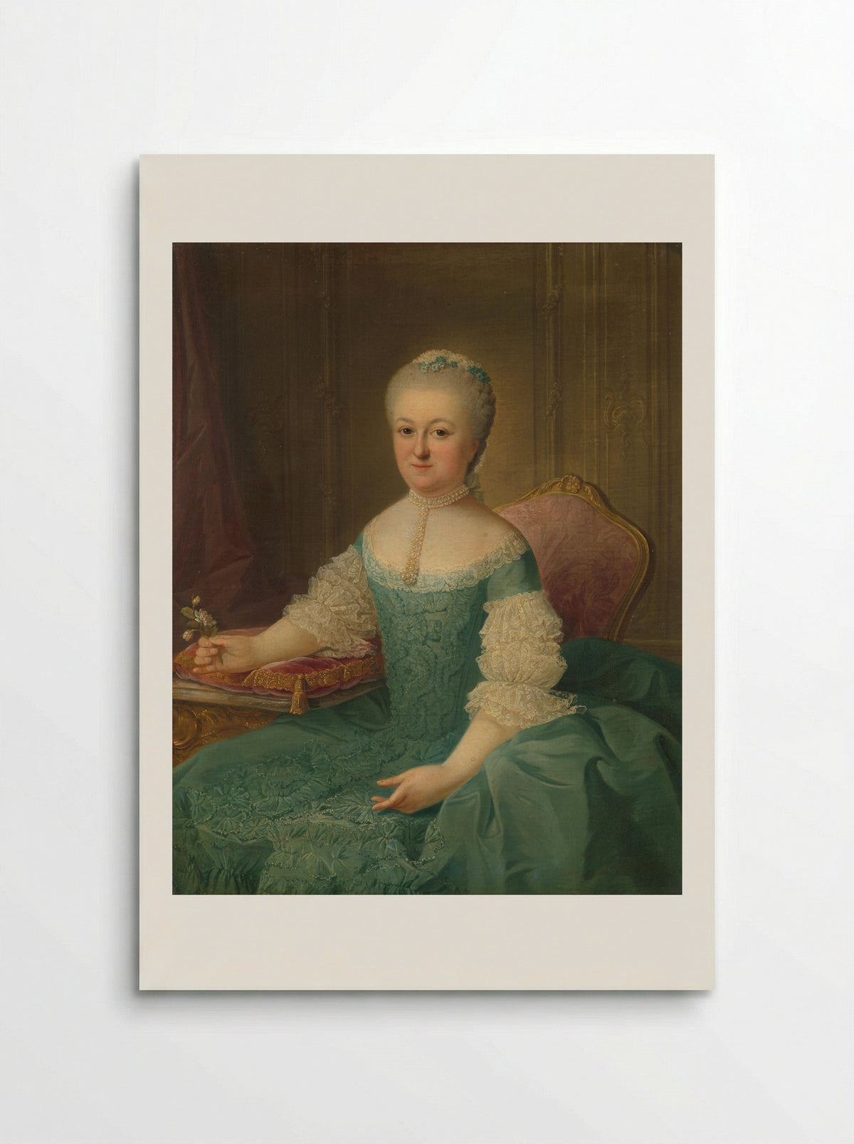 Portrait of a Lady of the Van de Poll Family - Guillaume de Spinny - Poster