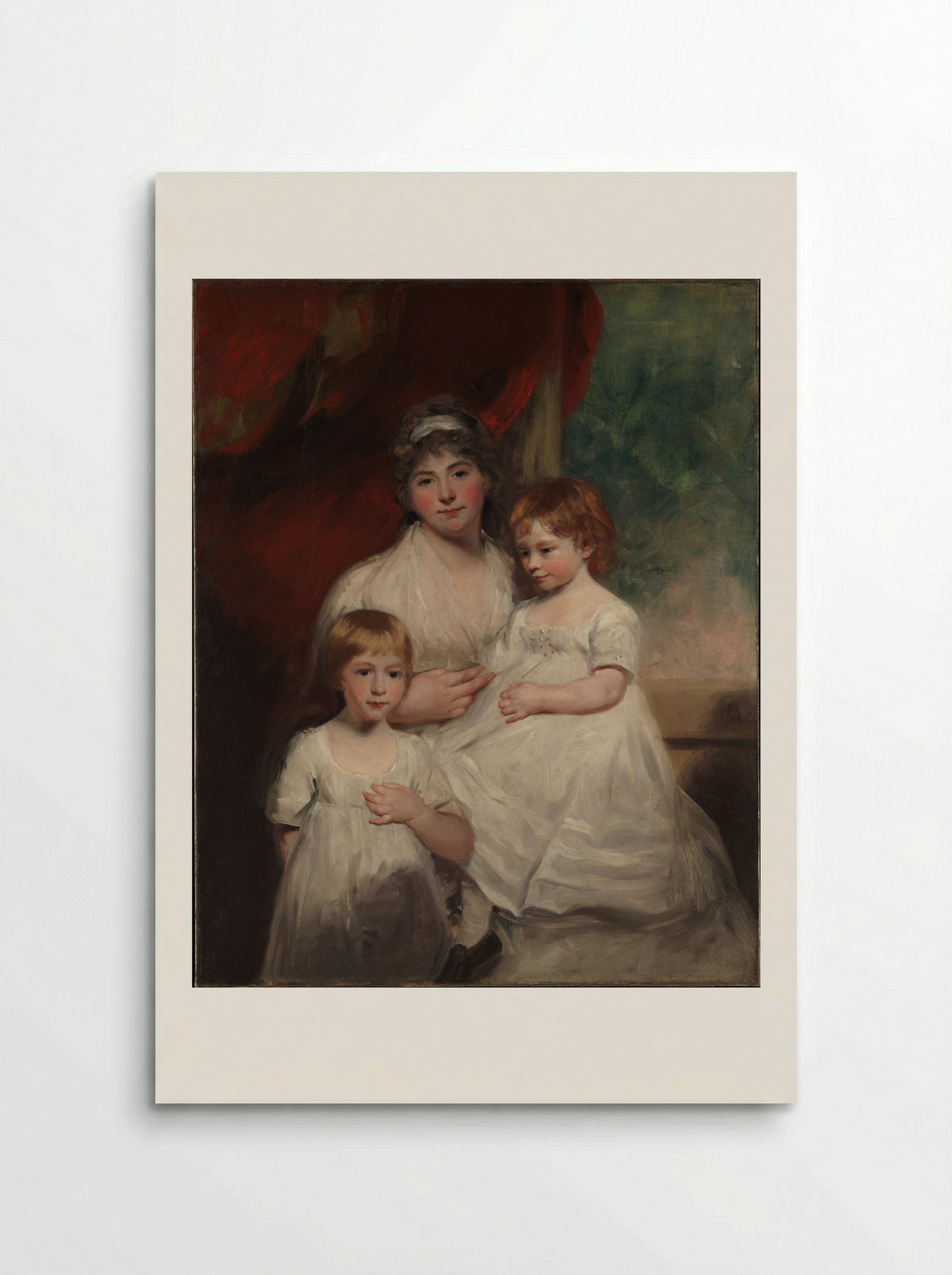 Mrs. John Garden and Her Children - John Hoppner - Poster