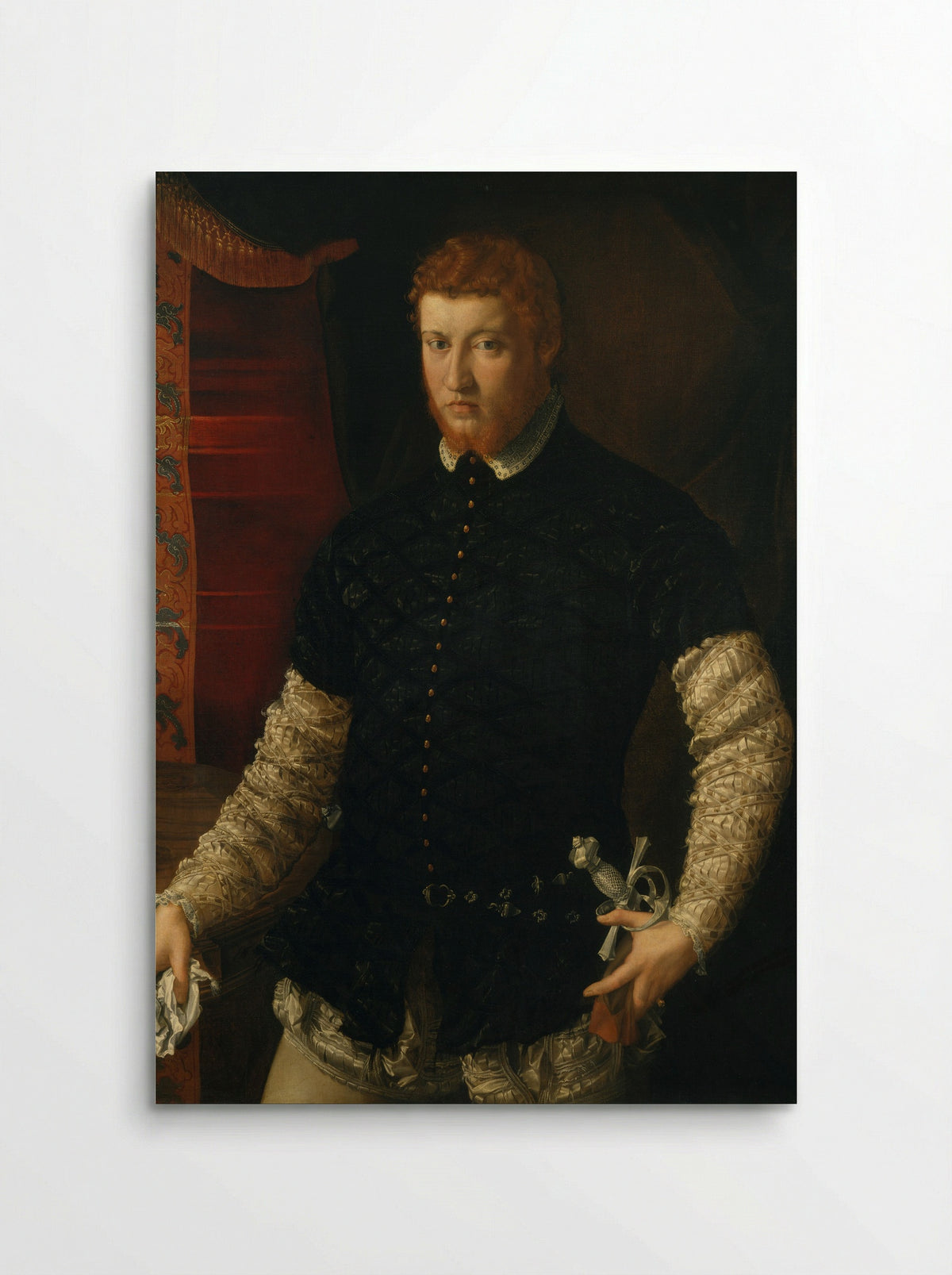 Portrait of a Man - Francesco Salviati - Poster