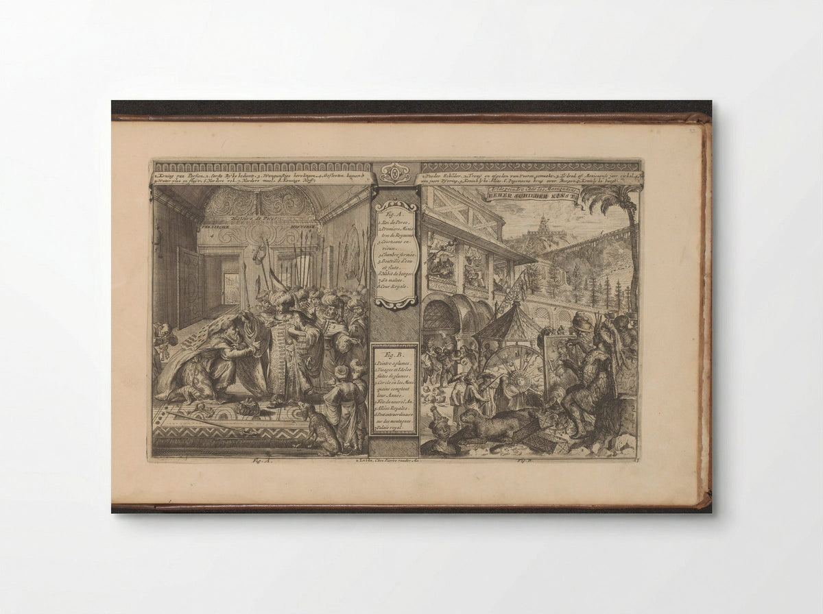 Historie van een rijksbediende in Perzië; Tijd bij de Mexicanen - Romeyn de Hooghe - Poster
