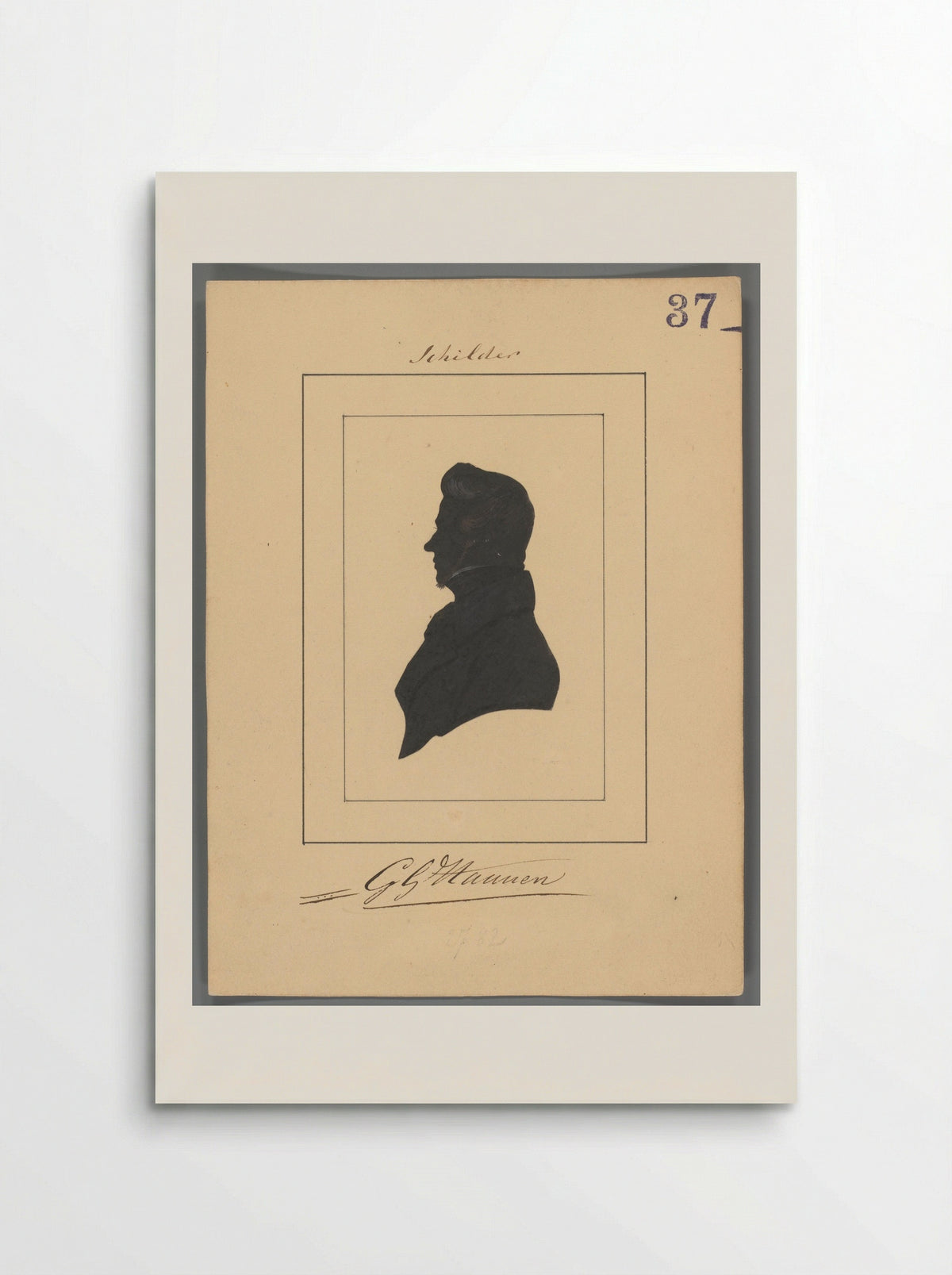 Portrait of George Gilles Haanen - Elisabeth Alida Haanen - Poster