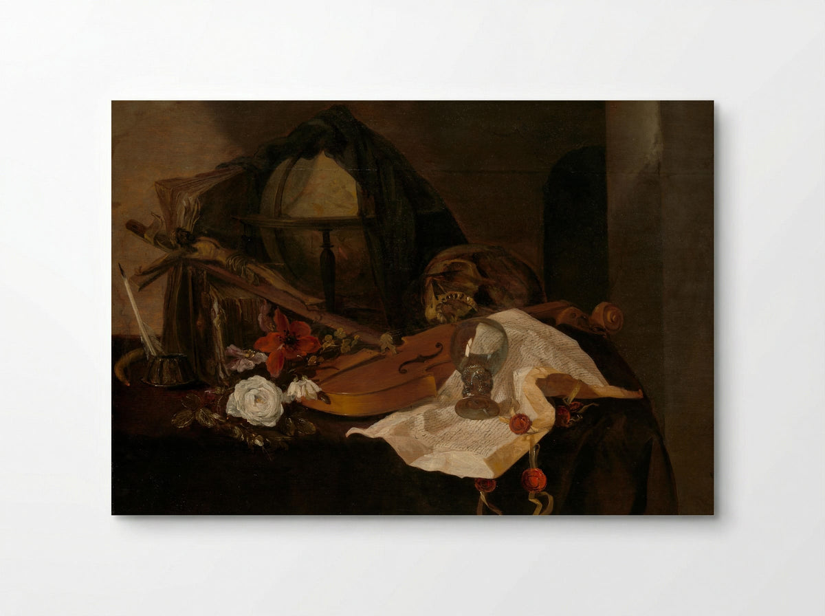 Vanitas Still Life - Jacques de Claeuw - Poster