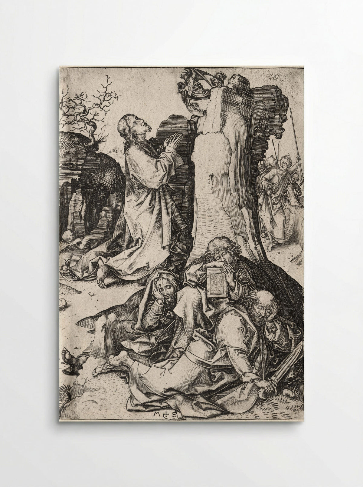 The Agony in the Garden - Martin Schongauer - Poster