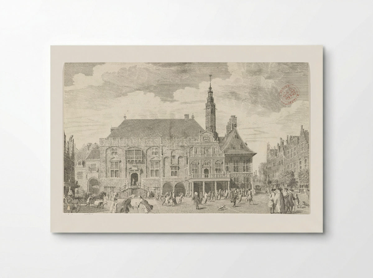 Stadhuis van Haarlem - Cornelis van Noorde - Poster