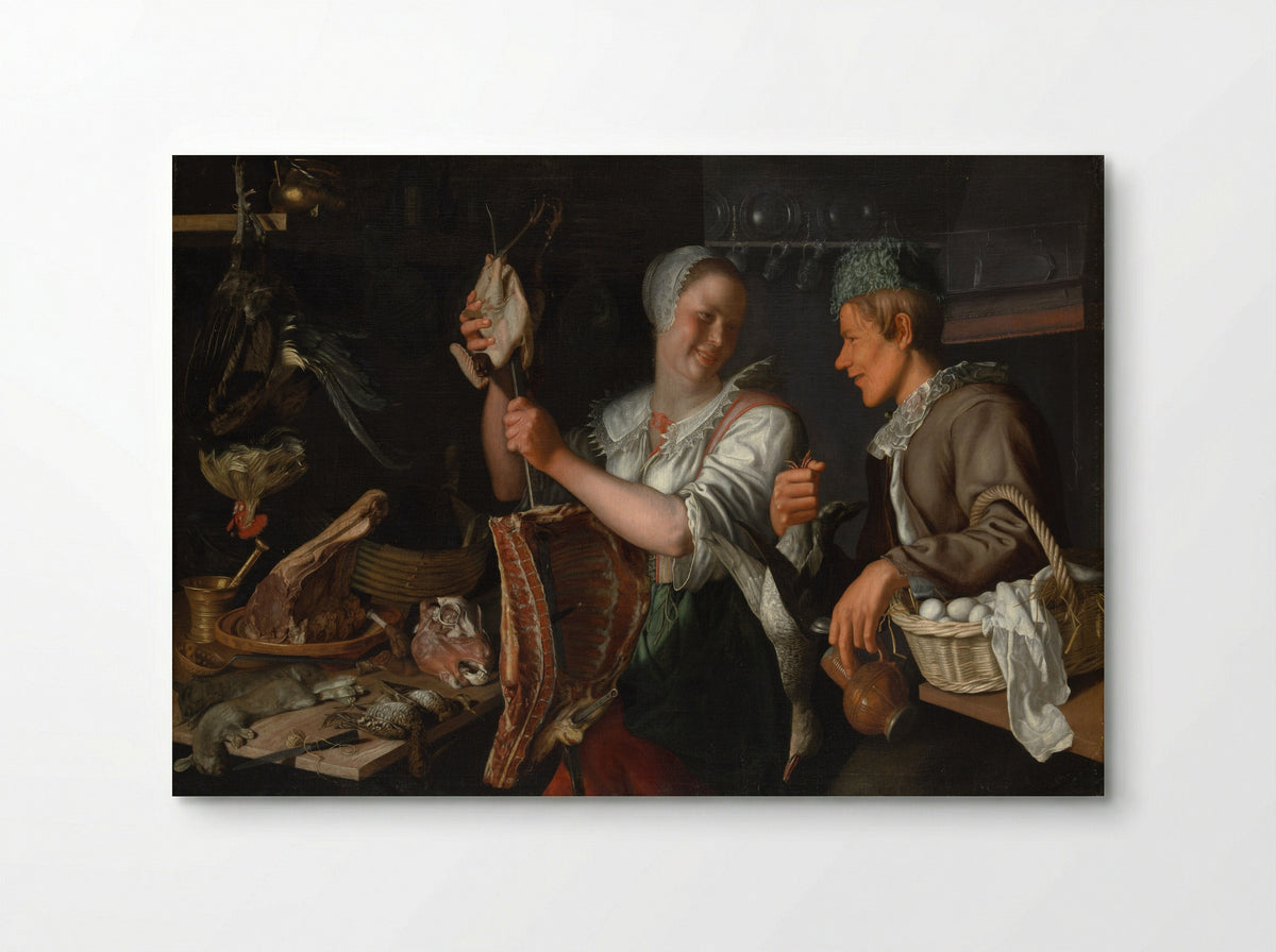Kitchen Scene - Peter Wtewael - Poster