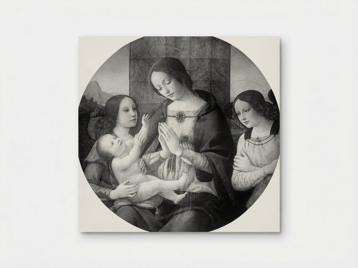 Madonna and Child with Angels - Domenico Ghirlandaio - Poster