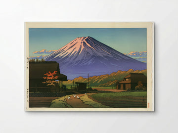 Autumn at Funatsu, Near Lake Kawaguchi - Hasui Kawase