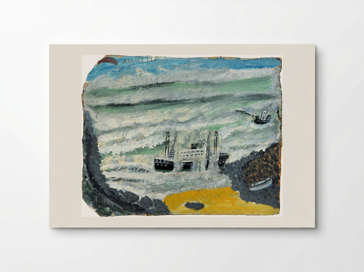 Shipwreck 2, the Wreck of the 'Alba' - Alfred Wallis - Poster