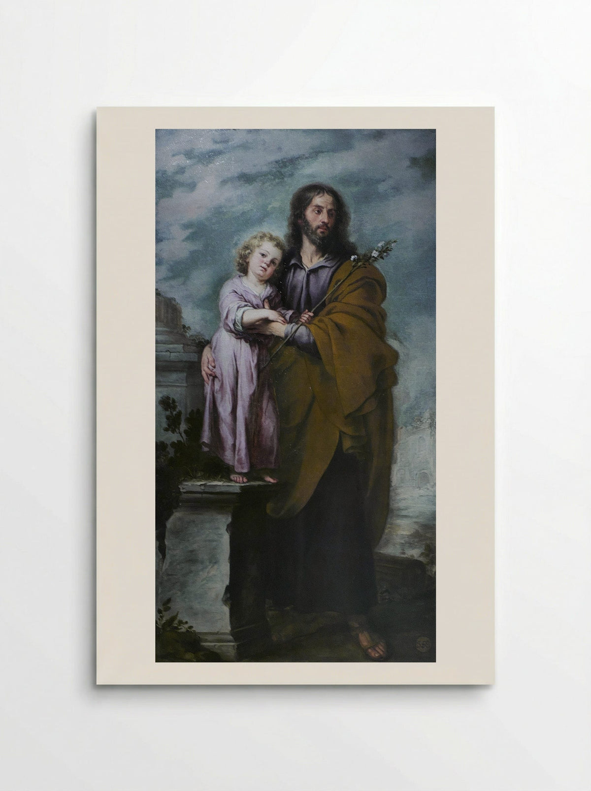 Saint Joseph with the Christ Child - Bartolomé Esteban Murillo - Poster