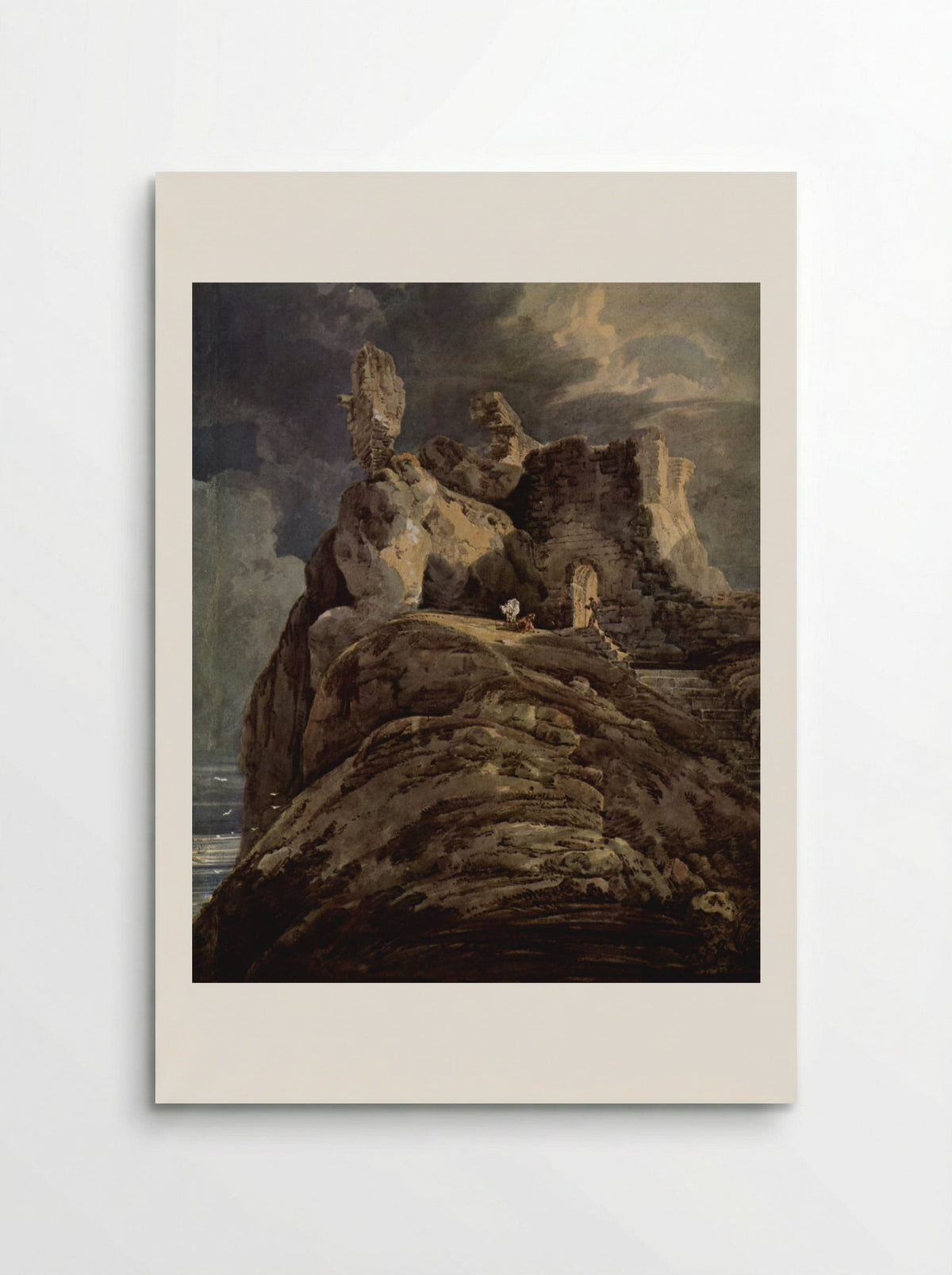 Bamburgh Castle, Northumberland - Thomas Girtin - Poster
