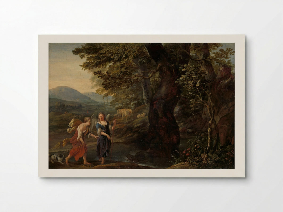 Tobias and the Angel - Eglon van der Neer - Poster
