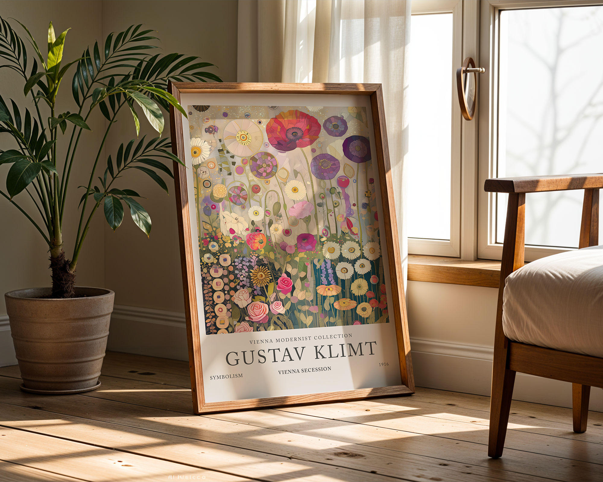 radiant-flower-waltz-gustav-klimt mockup