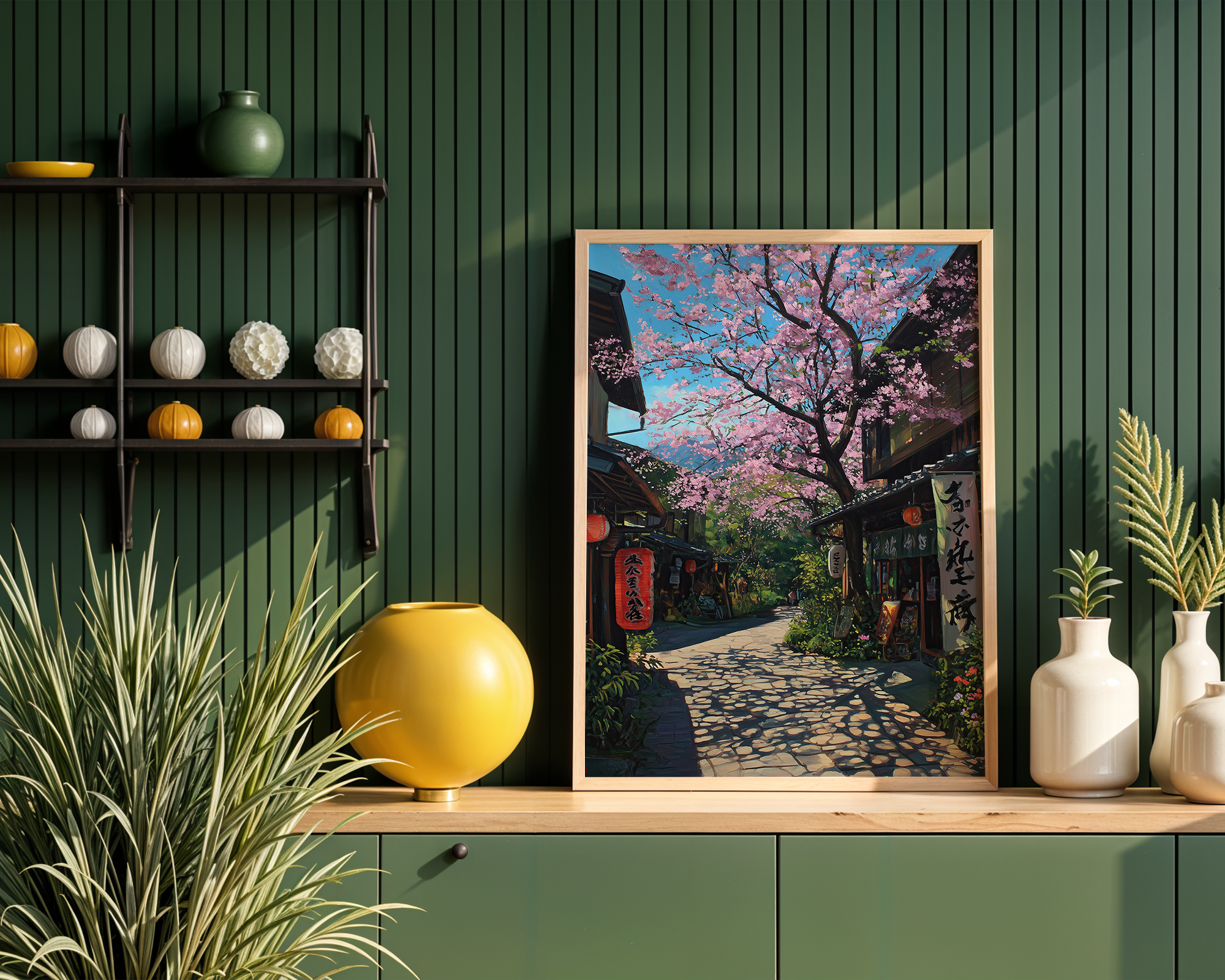 springtime-sakura-alley-in-kyoto mockup