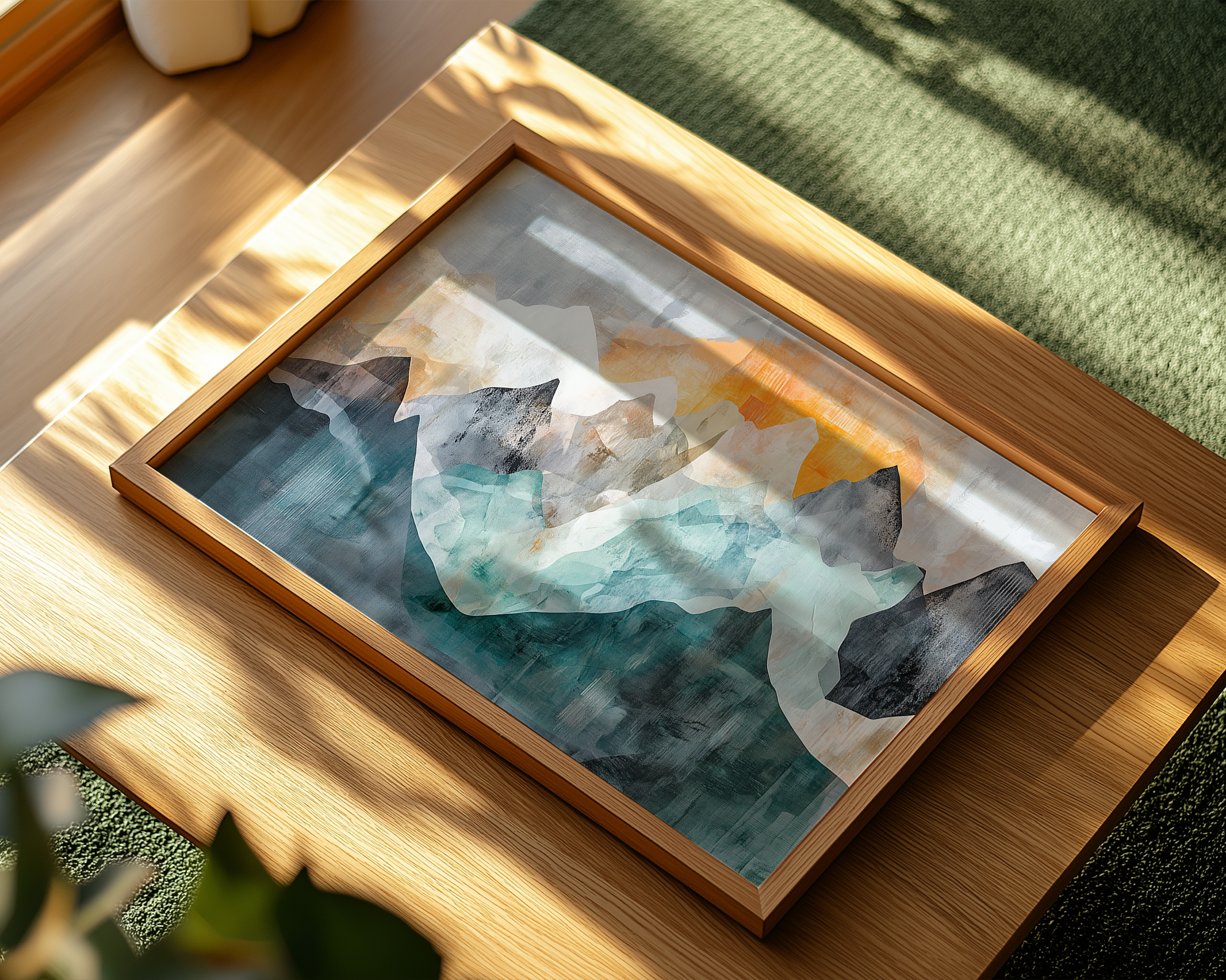 sunrise-range-abstract-mountain-landscape-triptych-1-of-3 mockup