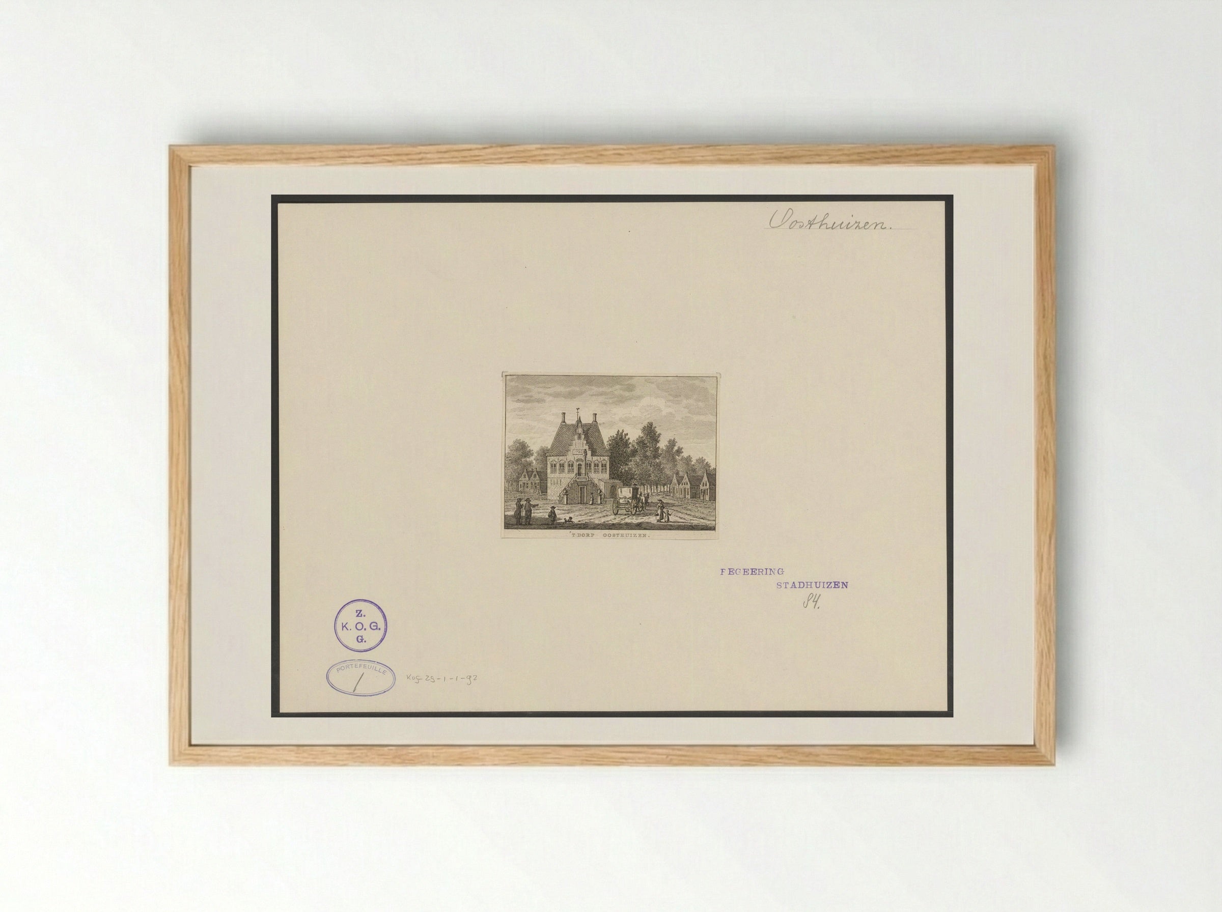 't Dorp Oosthuizen - Carel Frederik Bendorp (I) - Framed Print Wood