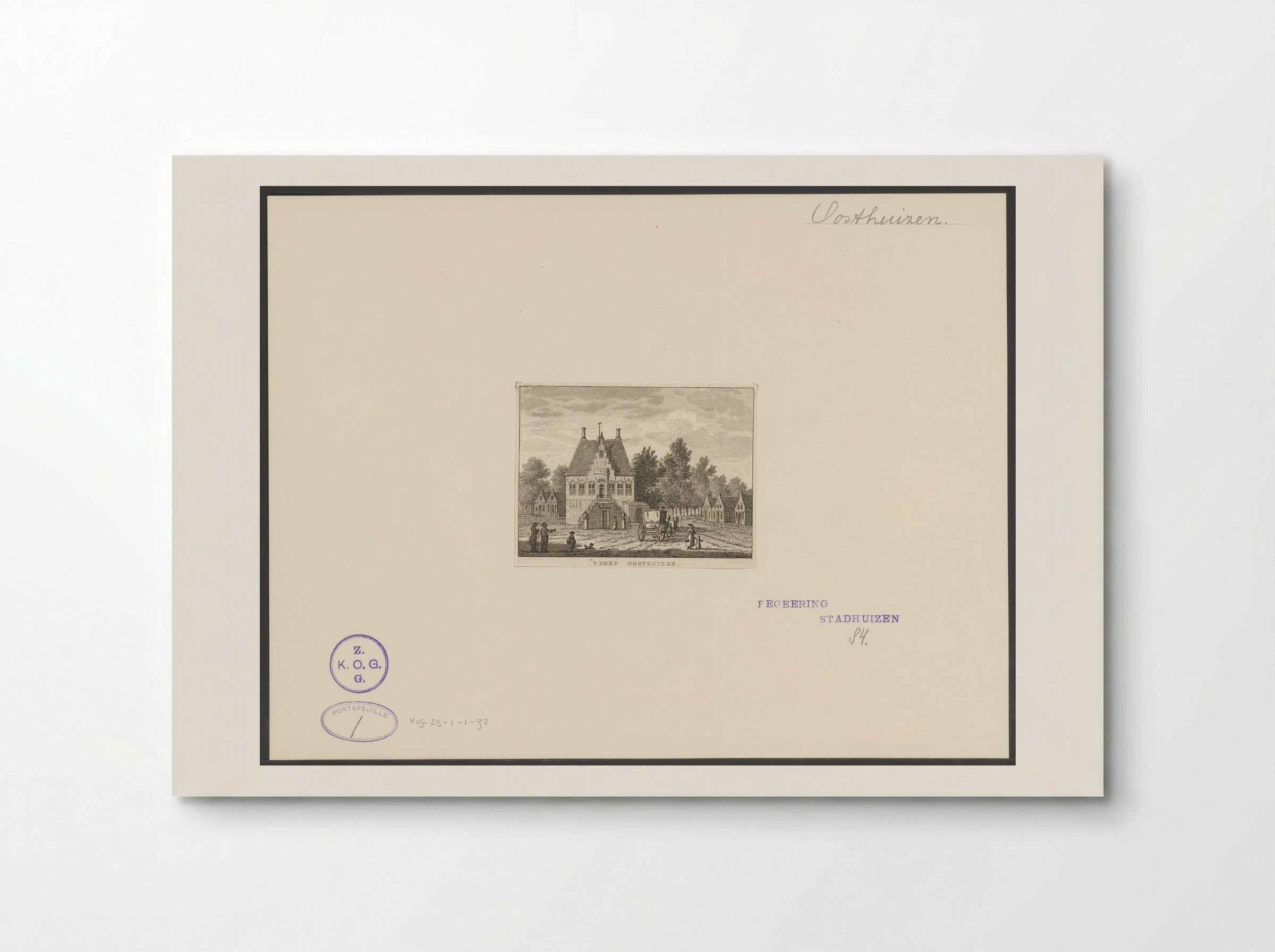 't Dorp Oosthuizen - Carel Frederik Bendorp (I) - Poster