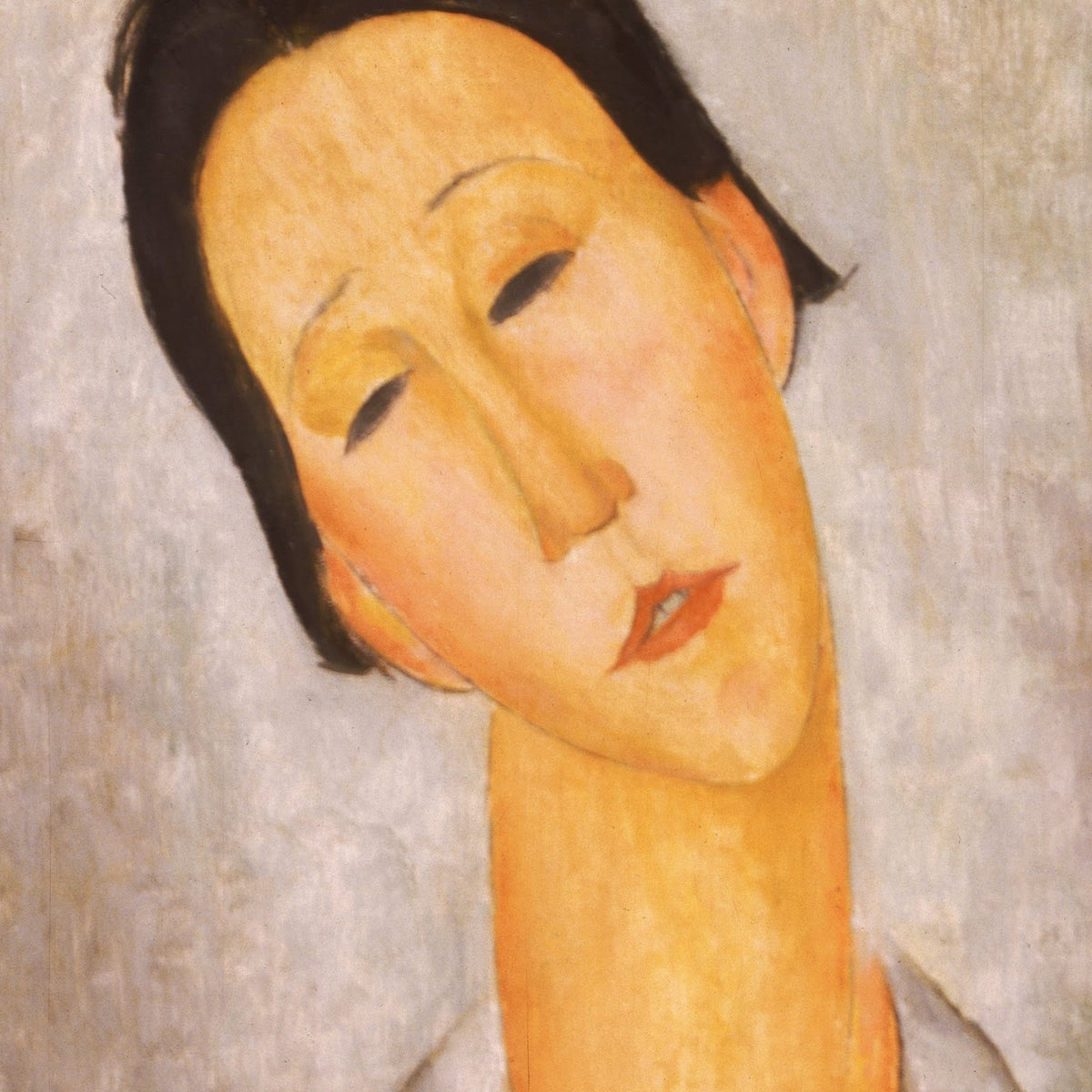 The Italian Woman - Amedeo Modigliani - Artwork detail