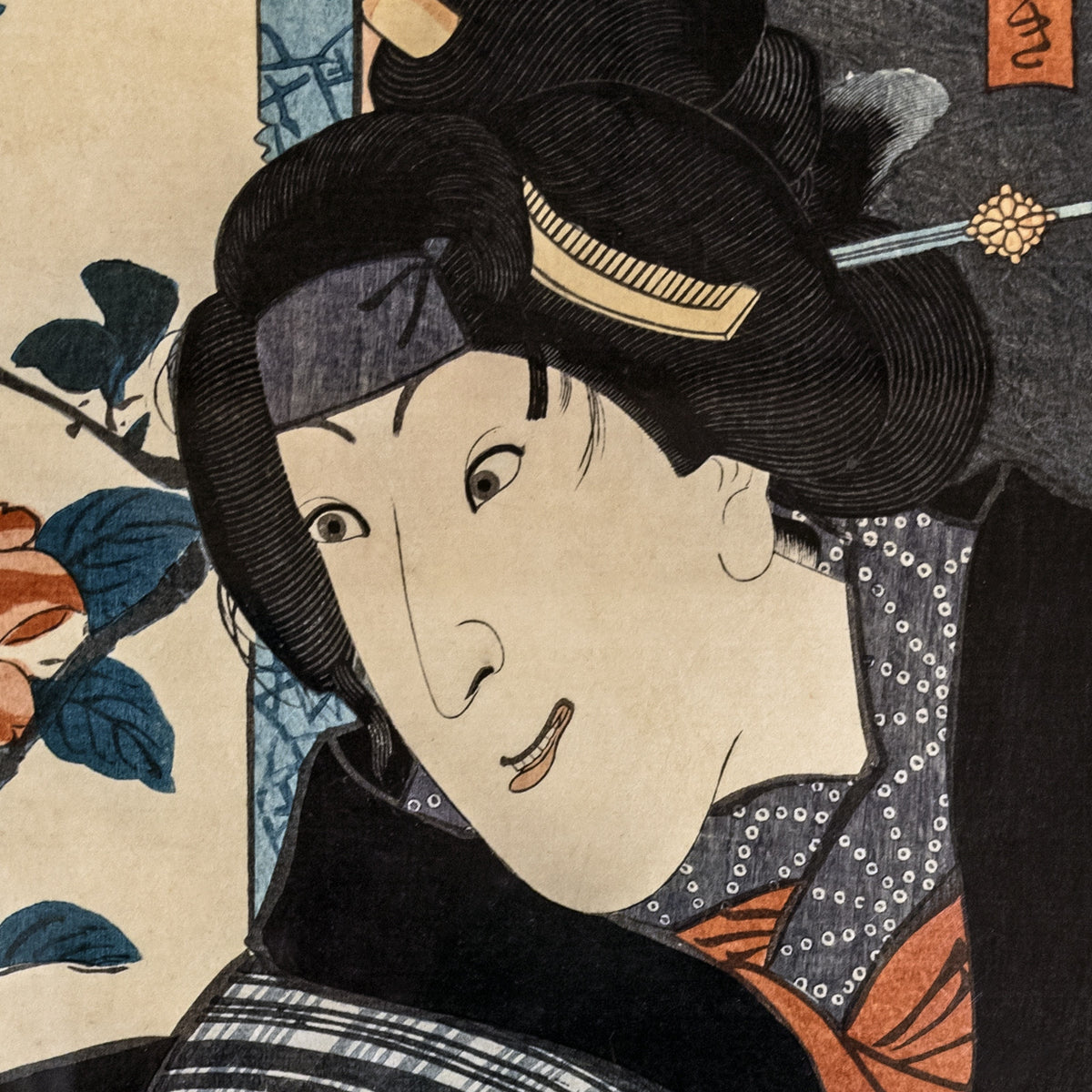 Ichikawa Danjuro VII as Konoshita Tokichi - Utagawa Kunisada - Artwork detail