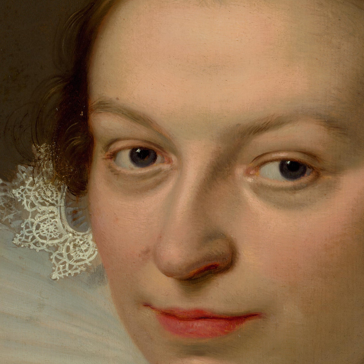 Portrait of a Young Woman - David Bailly - Artwork detail