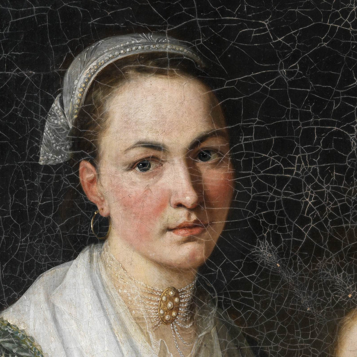 Portrait of a Mother and Child - Joseph Hauber - Artwork detail