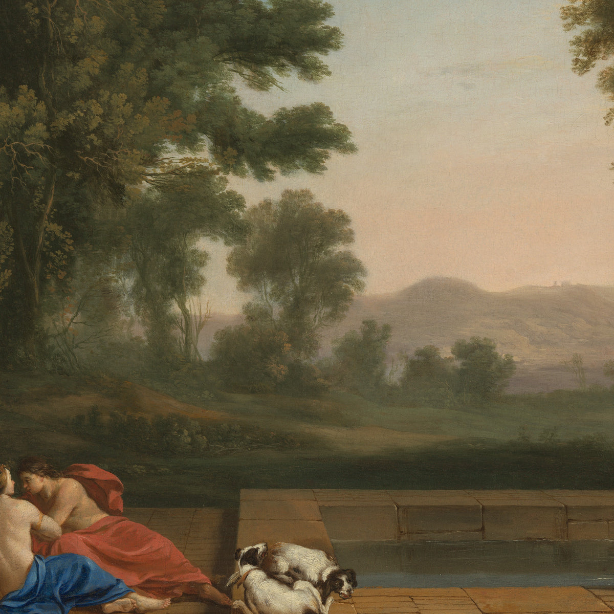 Classical Landscape with Figures - Henri Mauperché - Artwork detail