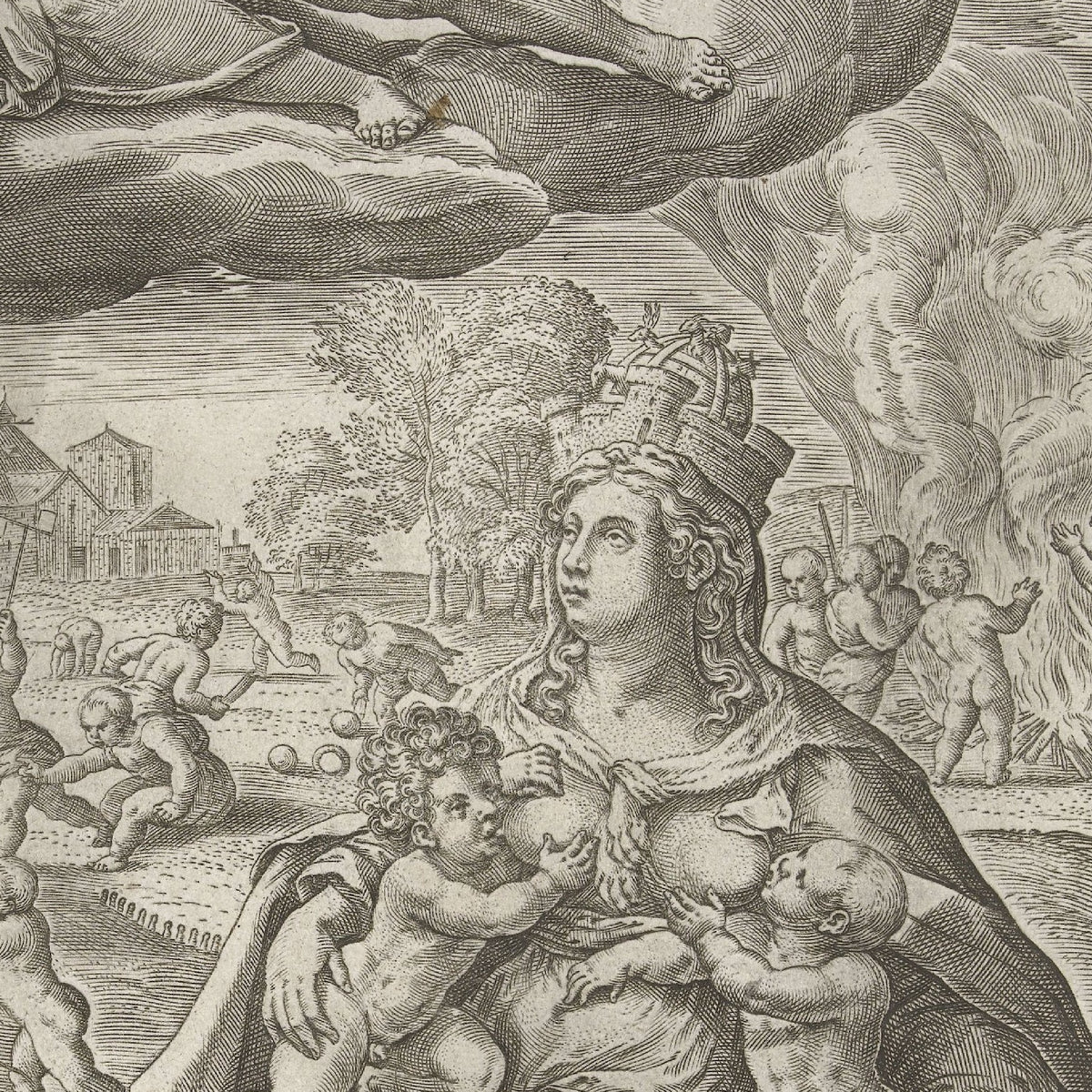 Babytijd onder invloed van de maan - Gerard de Jode - Artwork detail