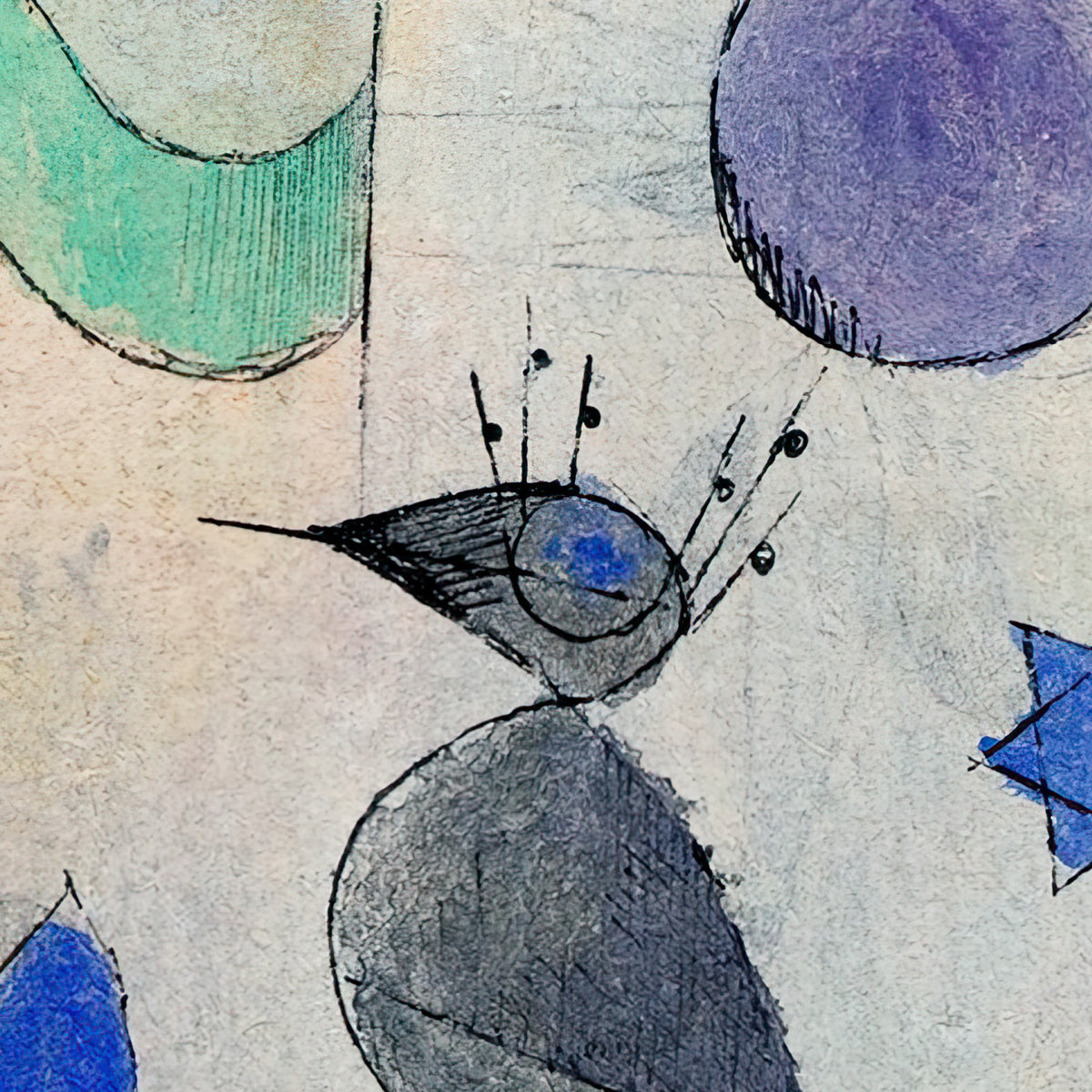 Persische Nachtigallen (Persian Nightingales) - Paul Klee - Artwork detail