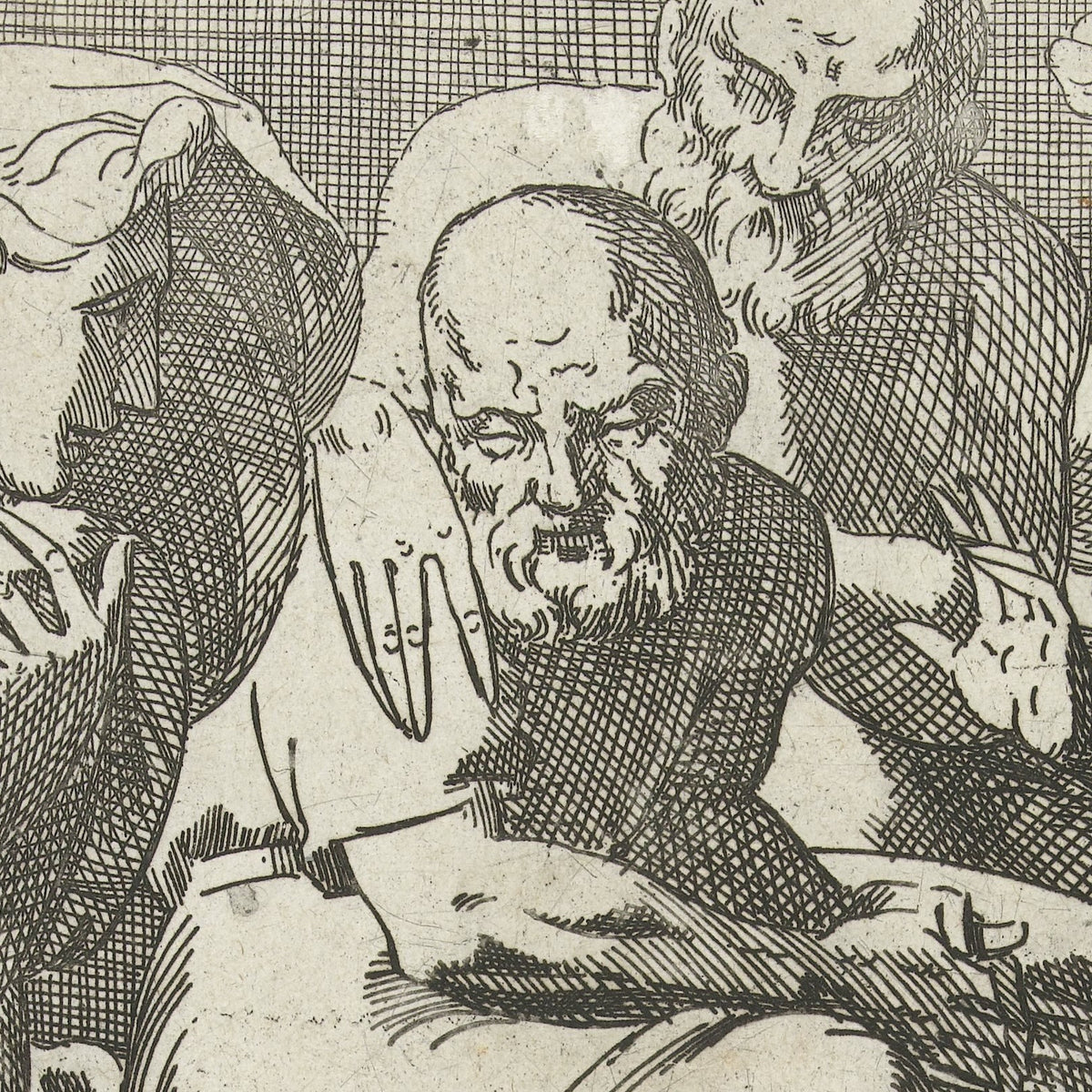 The Adoration of the Shepherds - Geoffroy Dumonstier - Artwork detail