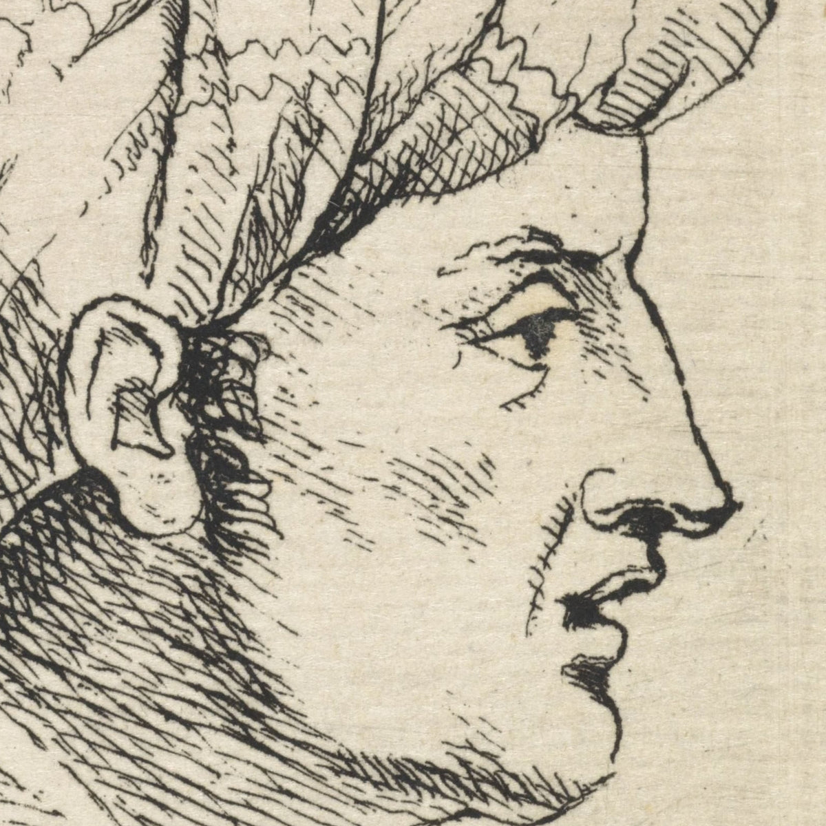 Man met tulband - Henricus Turken - Artwork detail