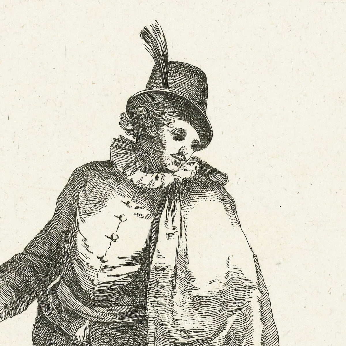 Jonge man in Spaans kostuum - Michel Barthélémy Ollivier - Artwork detail