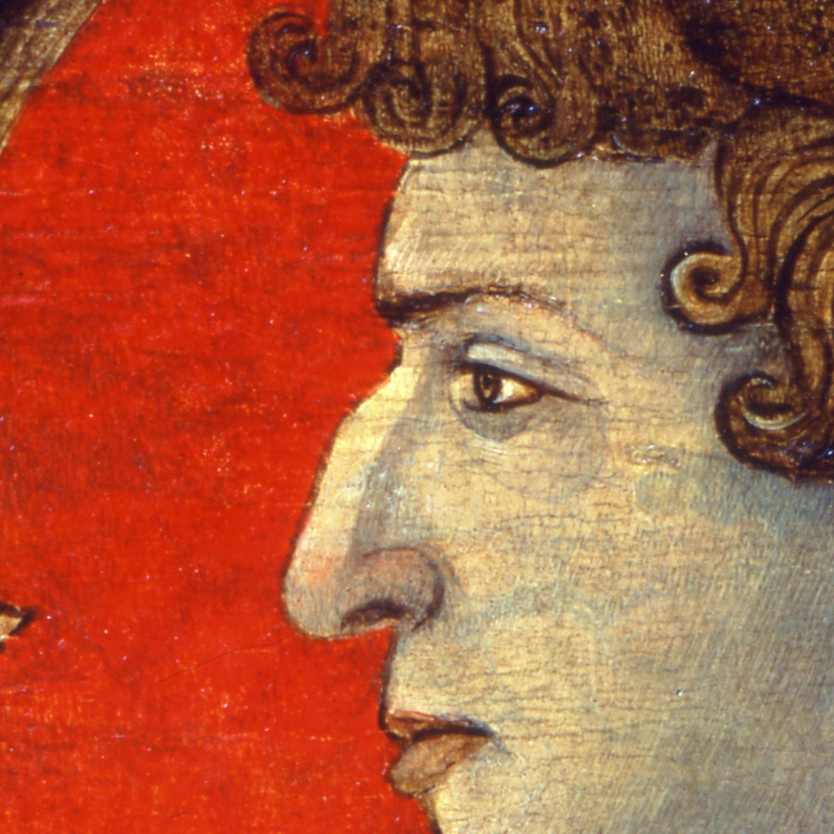 Portrait of a Man in a Fur-Trimmed Coat - Italian (Lombard) Painter - Artwork detail