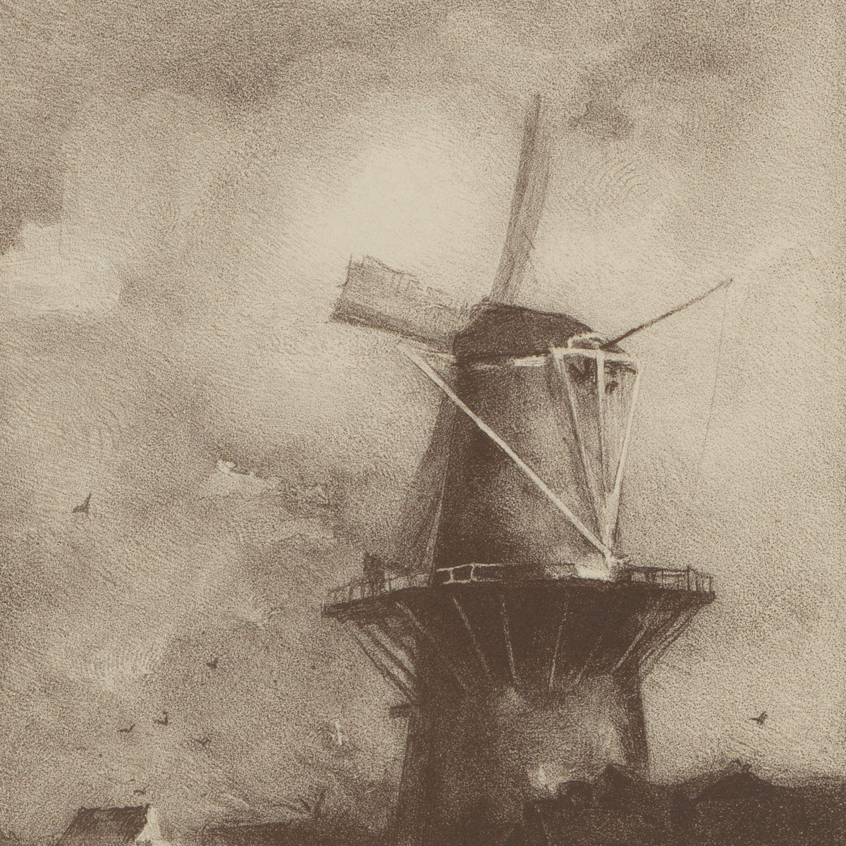 Molen (Windmill) - Jan Veth - Artwork detail