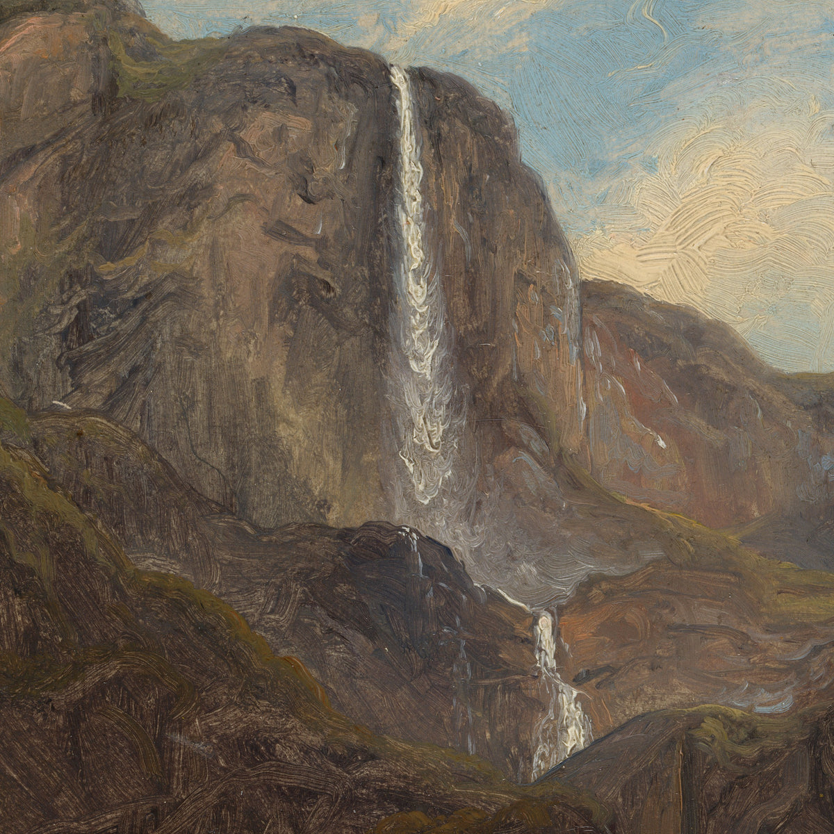 Gudvangen - Thomas Fearnley - Artwork detail