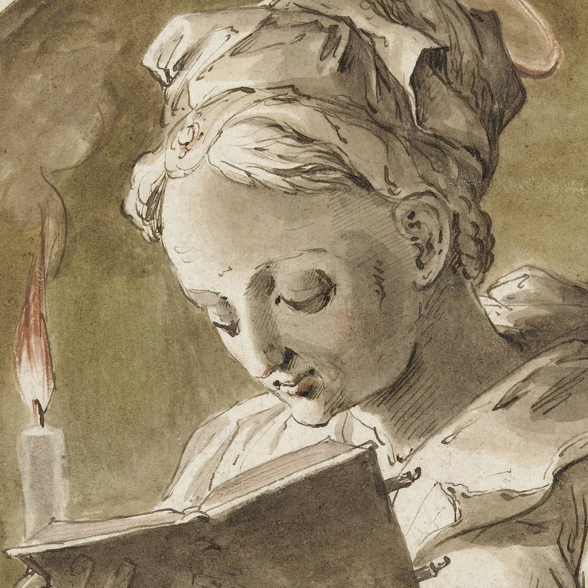 Maria Magdalena of de heilige Agatha - Joos van Winghe - Artwork detail