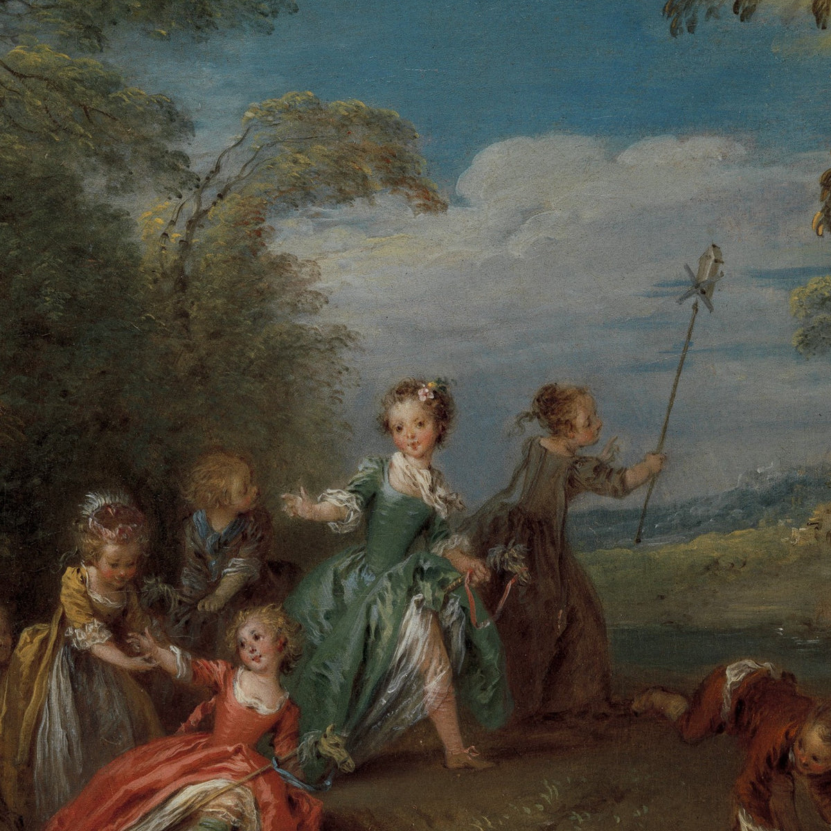 The Golden Age - Jean-Baptiste Joseph Pater - Artwork detail