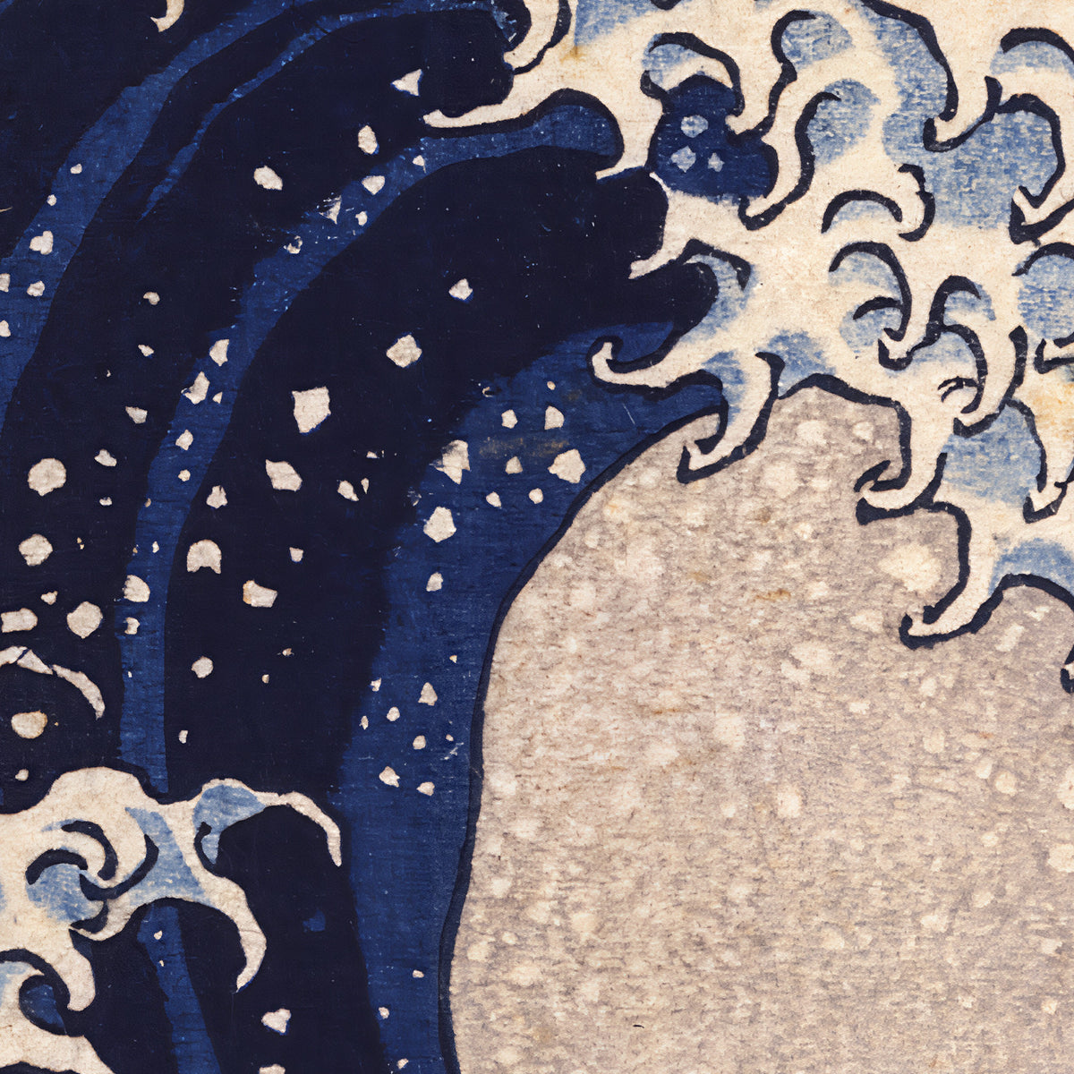 The Great Wave off Kanagawa - Katsushika Hokusai - Artwork detail