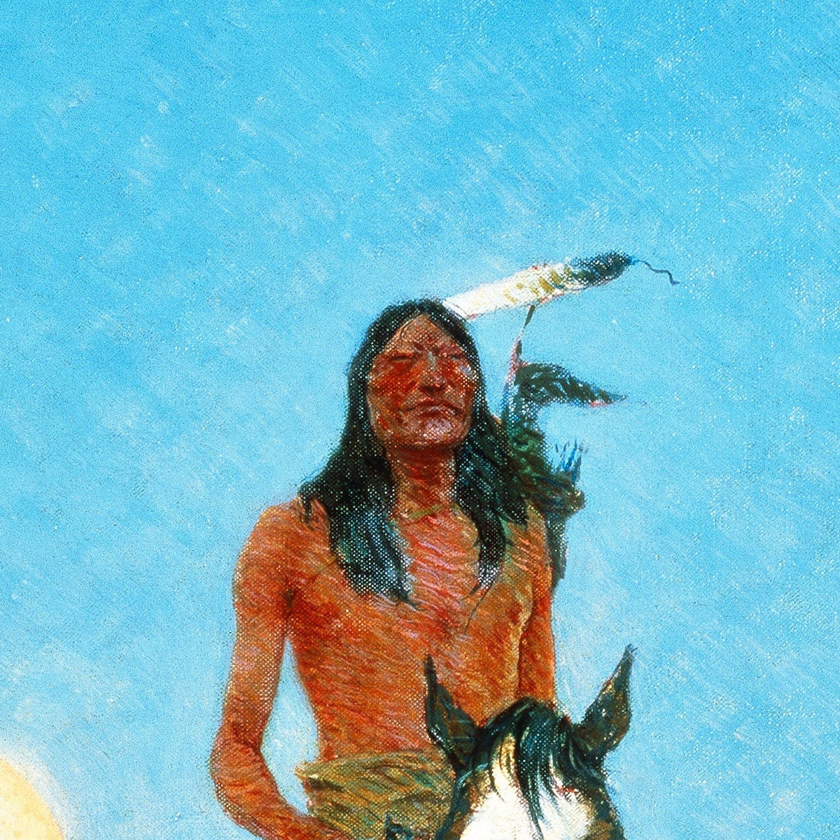 The Outlier - Frederic Remington - Artwork detail
