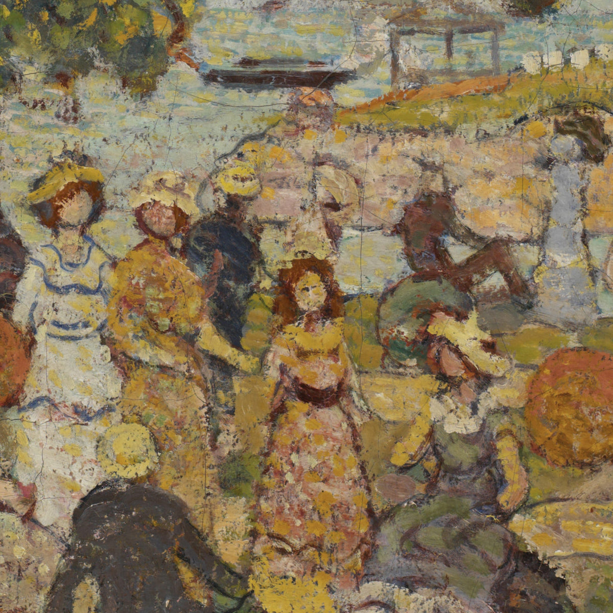 Untitled (Park Scene with Figures) - Maurice Brazil Prendergast - Artwork detail
