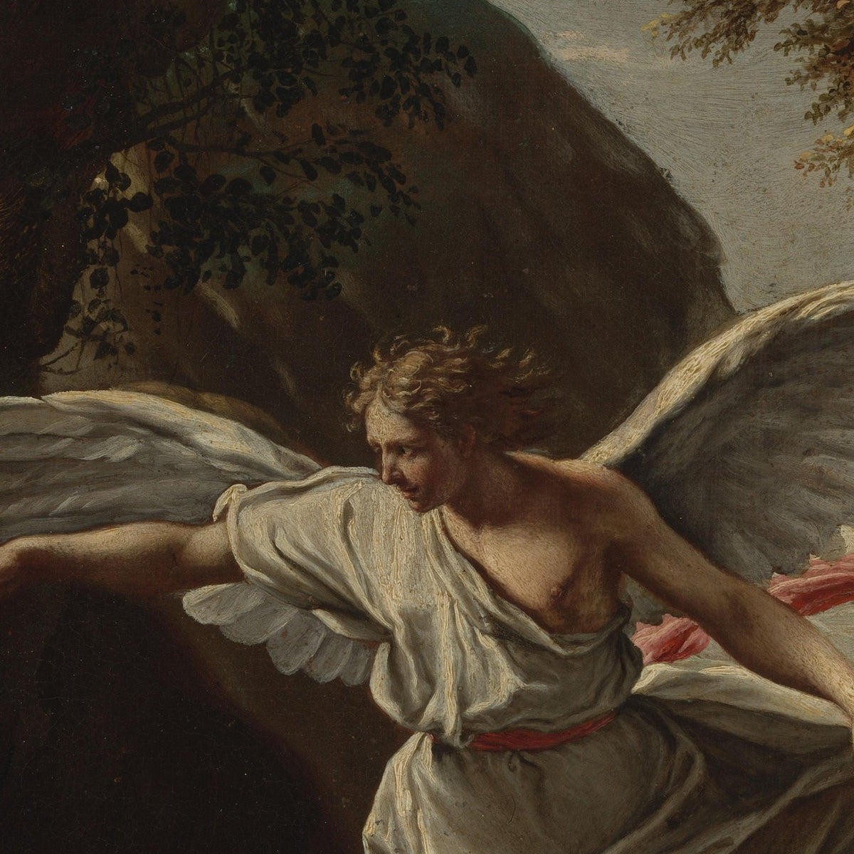 Hagar and Ishmael in the Desert - Francesco Cozza - Artwork detail